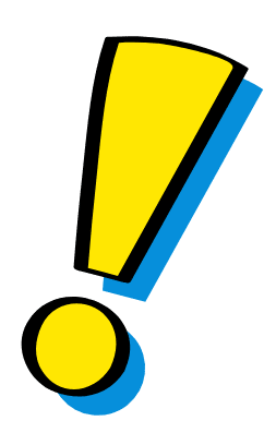 Logo exclamation jaune